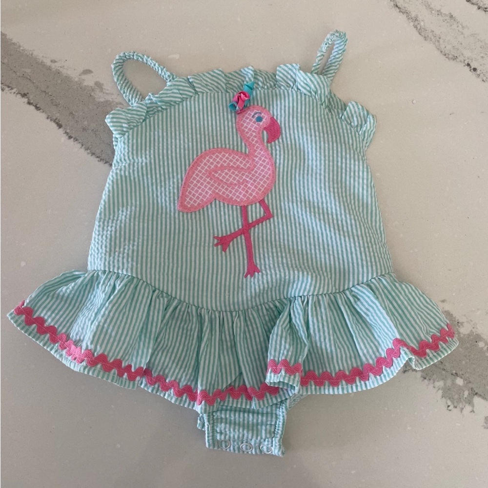 Bailey Boy Girls flamingo swim size 12month